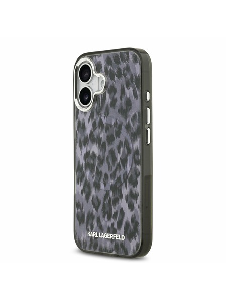 Karl Lagerfeld Karl Lagerfeld IML Leopard MagSafe Stražnji Poklopac za iPhone 17 Grey