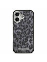 Karl Lagerfeld Karl Lagerfeld IML Leopard MagSafe Stražnji Poklopac za iPhone 17 Grey