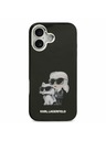 Karl Lagerfeld Karl Lagerfeld IML Aquarelle Karl and Choupette Stražnji Poklopac za iPhone 17 Black
