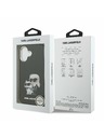 Karl Lagerfeld Karl Lagerfeld IML Aquarelle Karl and Choupette Stražnji Poklopac za iPhone 17 Black