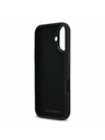 Karl Lagerfeld Karl Lagerfeld Liquid Silicone Metal Ikonik Stražnji Poklopac za iPhone 17 Black