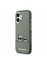 Karl Lagerfeld Karl Lagerfeld IML K&CH Heads Logo MagSafe Stražnji Poklopac za iPhone 17 Black