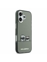 Karl Lagerfeld Karl Lagerfeld IML K&CH Heads Logo MagSafe Stražnji Poklopac za iPhone 17 Black