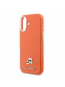 Karl Lagerfeld Karl Lagerfeld PU Karl and Choupette Heads Pins MagSafe Stražnji Poklopac za iPhone 17 Orange