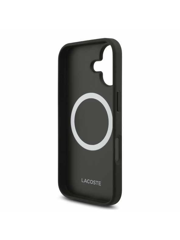 Lacoste Lacoste Iconic Petit Pique MagSafe Stražnji Poklopac + Novčanik za iPhone 17 Black
