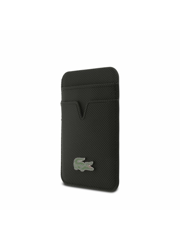 Lacoste Lacoste Iconic Petit Pique MagSafe Stražnji Poklopac + Novčanik za iPhone 17 Black