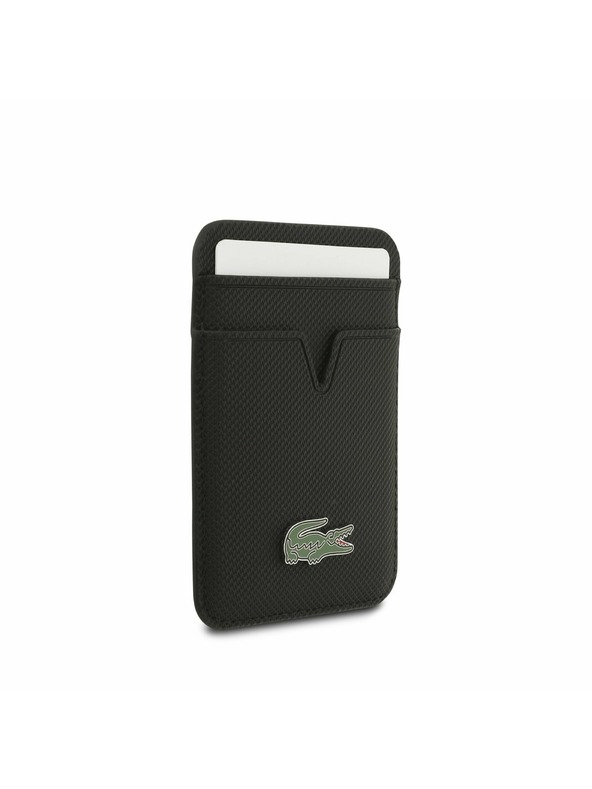 Lacoste Lacoste Iconic Petit Pique MagSafe Stražnji Poklopac + Novčanik za iPhone 17 Black