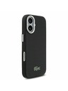 Lacoste Lacoste PVC Iconic Petit Pique Metal Logo MagSafe Stražnji Poklopac za iPhone 17 Black
