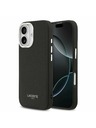 Lacoste Lacoste PU Leather Champs Elysees MagSafe Stražnji Poklopac za iPhone 17 Black