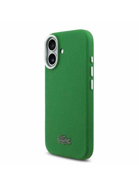 Lacoste Lacoste PVC Iconic Petit Pique Metal Logo MagSafe Stražnji Poklopac za iPhone 17 Green