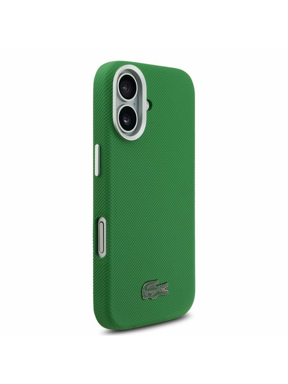 Lacoste Lacoste PVC Iconic Petit Pique Metal Logo MagSafe Stražnji Poklopac za iPhone 17 Green