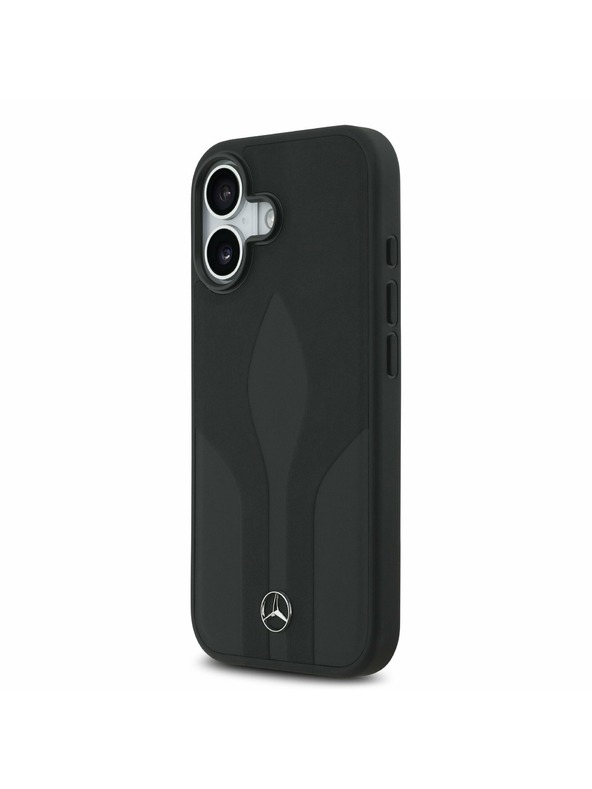 Mercedes Mercedes Leather The Move MagSafe Stražnji Poklopac za iPhone 17 Black