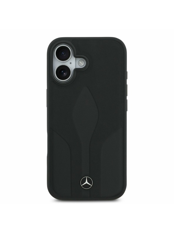 Mercedes Mercedes Leather The Move MagSafe Stražnji Poklopac za iPhone 17 Black