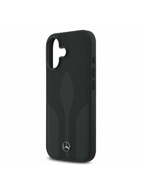Mercedes Mercedes Leather The Move MagSafe Stražnji Poklopac za iPhone 17 Black