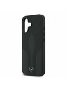 Mercedes Mercedes Leather The Move MagSafe Stražnji Poklopac za iPhone 17 Black