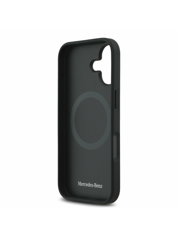 Mercedes Mercedes Leather The Move MagSafe Stražnji Poklopac za iPhone 17 Black