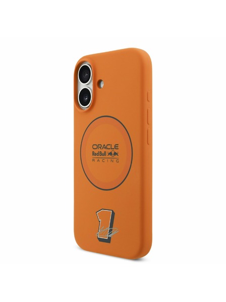 Red Bull Red Bull Silicone Blue Ring MagSafe Stražnji poklopac za iPhone 17 Orange