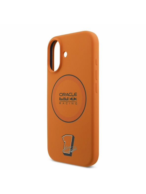 Red Bull Red Bull Silicone Blue Ring MagSafe Stražnji poklopac za iPhone 17 Orange