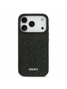 DKNY DKNY PU Leather Grid Pattern Magsafe Stražnji poklopac za iPhone 17 Pro Black