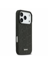 DKNY DKNY PU Leather Grid Pattern Magsafe Stražnji poklopac za iPhone 17 Pro Black