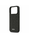 DKNY DKNY PU Leather Grid Pattern Magsafe Stražnji poklopac za iPhone 17 Pro Black