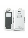 DKNY DKNY PU Leather Grid Pattern Magsafe Stražnji poklopac za iPhone 17 Pro Black