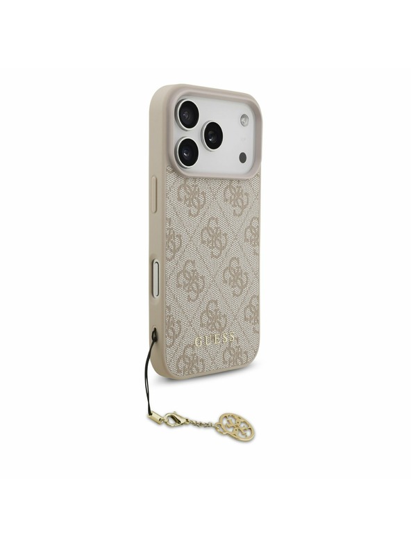 Guess Guess 4G Charm MagSafe Stražnji poklopac za iPhone 17 Pro Tone on Tone Pink
