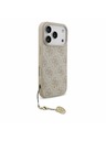 Guess Guess 4G Charm MagSafe Stražnji poklopac za iPhone 17 Pro Tone on Tone Pink