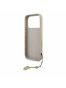 Guess Guess 4G Charm MagSafe Stražnji poklopac za iPhone 17 Pro Tone on Tone Pink