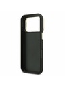 Guess Guess PU Grained 4G Logo Stand Camera Frame Stražnji poklopac za iPhone 17 Pro Black