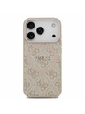 Guess Guess PU Leather 4G Colored Ring MagSafe Stražnji poklopac za iPhone 17 Pro Pink