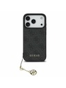 Guess Guess 4G Charm MagSafe Stražnji poklopac za iPhone 17 Pro Tone on Tone Grey