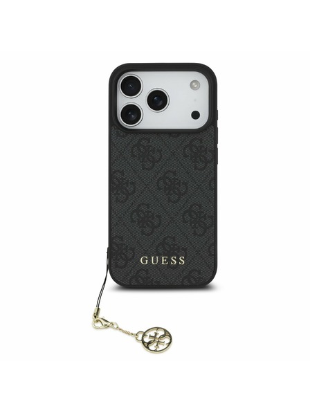 Guess Guess 4G Charm MagSafe Stražnji poklopac za iPhone 17 Pro Tone on Tone Grey