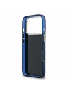 Guess Guess IML 4G Script Metal Logo Stražnji poklopac za iPhone 17 Pro Blue