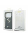 Guess Guess IML 4G Script Metal Logo Stražnji poklopac za iPhone 17 Pro Blue