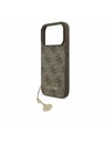 Guess Guess 4G Charm MagSafe Stražnji poklopac za iPhone 17 Pro Tone on Tone Brown