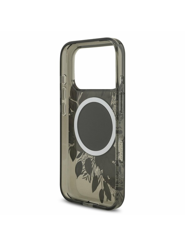 Guess Guess IML Flowers Strap MagSafe Stražnji poklopac za iPhone 17 Pro Black