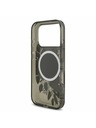 Guess Guess IML Flowers Strap MagSafe Stražnji poklopac za iPhone 17 Pro Black