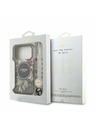 Guess Guess IML Flowers Strap MagSafe Stražnji poklopac za iPhone 17 Pro Black