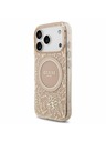 Guess Guess IML Flowers Allover Strap MagSafe Stražnji poklopac za iPhone 17 Pro Pink