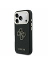 Guess Guess PU Resin Logo Stražnji poklopac za iPhone 17 Pro Black