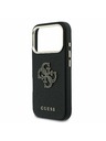Guess Guess PU Resin Logo Stražnji poklopac za iPhone 17 Pro Black