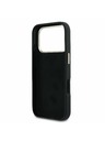Guess Guess PU Resin Logo Stražnji poklopac za iPhone 17 Pro Black
