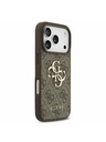 Guess Guess PU 4G Metal Logo Strap Stražnji poklopac za iPhone 17 Pro Brown