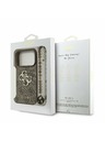 Guess Guess PU 4G Metal Logo Strap Stražnji poklopac za iPhone 17 Pro Brown
