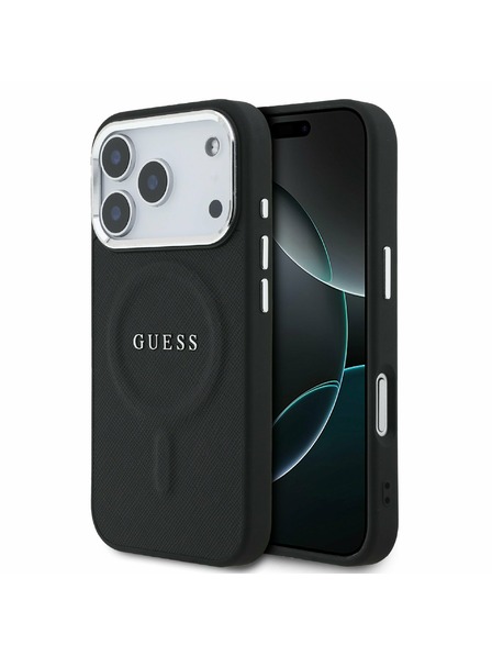 Guess Guess PU Saffiano MagSafe Stražnji poklopac za iPhone 17 Pro Black