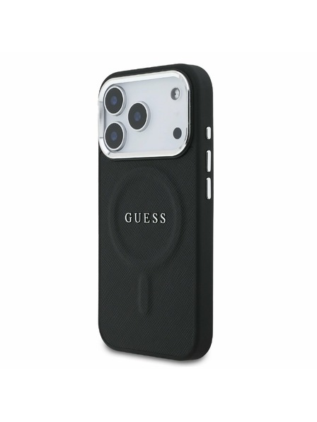 Guess Guess PU Saffiano MagSafe Stražnji poklopac za iPhone 17 Pro Black