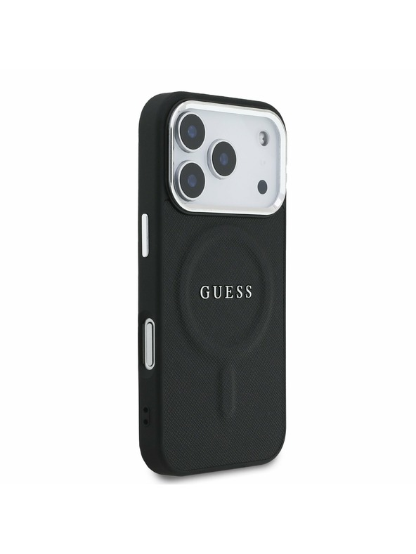 Guess Guess PU Saffiano MagSafe Stražnji poklopac za iPhone 17 Pro Black