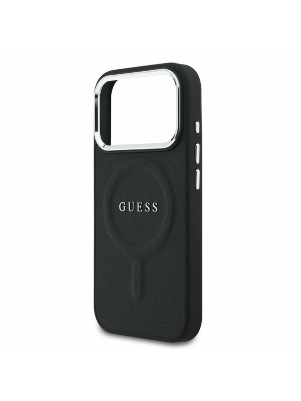 Guess Guess PU Saffiano MagSafe Stražnji poklopac za iPhone 17 Pro Black