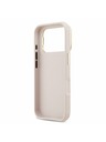 Guess Guess PU Grained 4G Logo Stand Camera Frame Stražnji poklopac za iPhone 17 Pro Pink